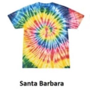 Multicolor tie dye t shirt